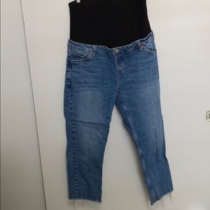 Topshop Straight Leg Maternity Jeans